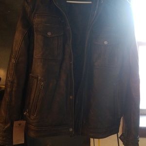 Leather jacket
